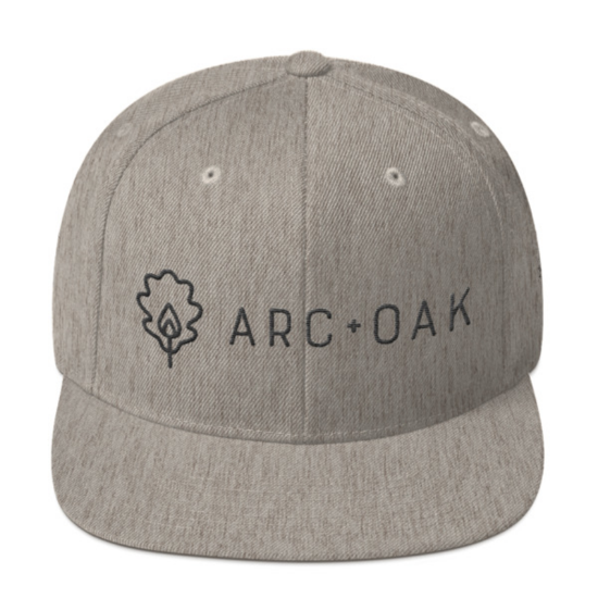 Picture of A+O Snapback Hat (Heather Grey)