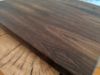Walnut cutting board angled