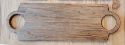 handled maple serving board